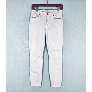 Mother The Looker Jeans Womens 26 Pink Blush Stretch Skinny Leg Denim